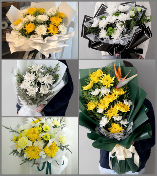 贵州贵阳南明区市府社区服务中心白事花束代送